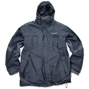 Columbia Jacket Men's 2XT Black Bugaboo 3 in 1 Fleece Outdoors Gorpcore Hiking